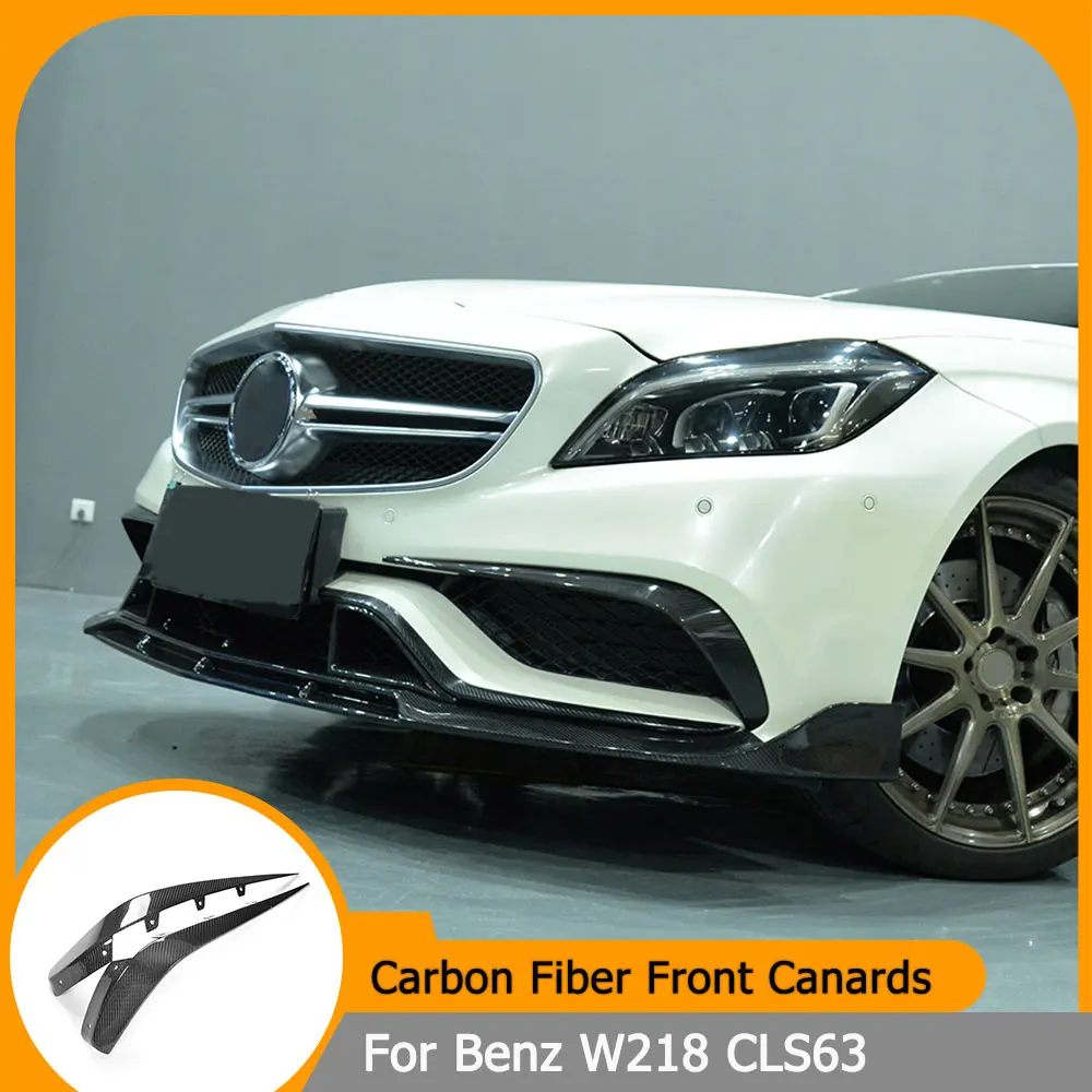 

Карбоновые/FRP сплиттеры (канарды) для переднего бампера Mercedes-Benz W218 CLS63 AMG Sedan 4-дверный 2015-2017