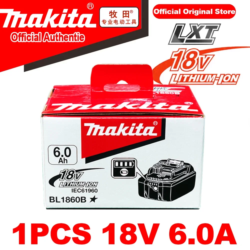 

The original Makita 5000mAh/6000mAh 18V battery is suitable for Makita DTD173 DRT52 DDF489 DHP489 DJV185 DUC357 18V power tools