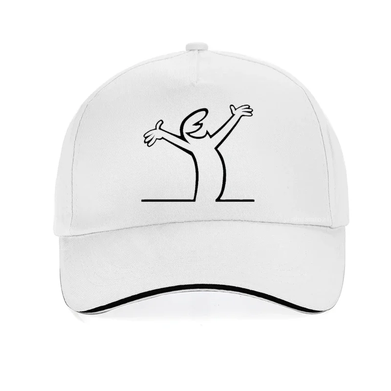 Happy Fashion hat La Linea The Line Osvaldo Cavandoli TV Men Women Baseball Cap Summer Breathable Adjustable Snapback hats