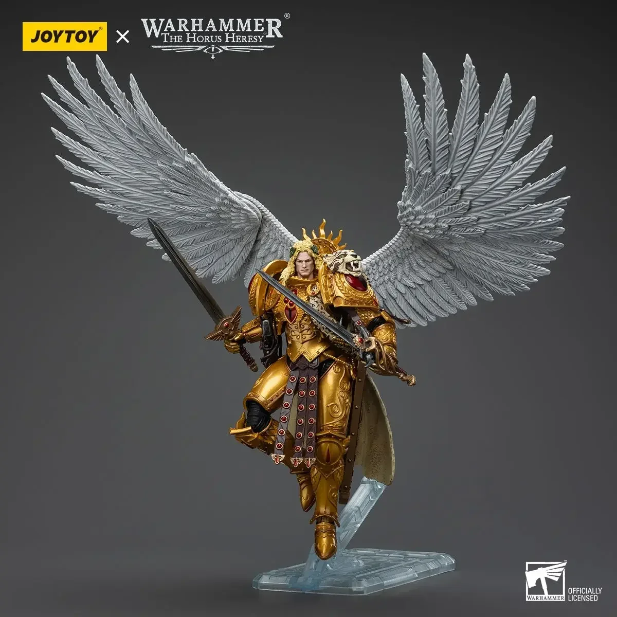 Original Joy Toy Warhammer 40k Blood Angels Figurine Sanguinius Action Figure Primarch of The 9th Legion Model Toy Decor Gift