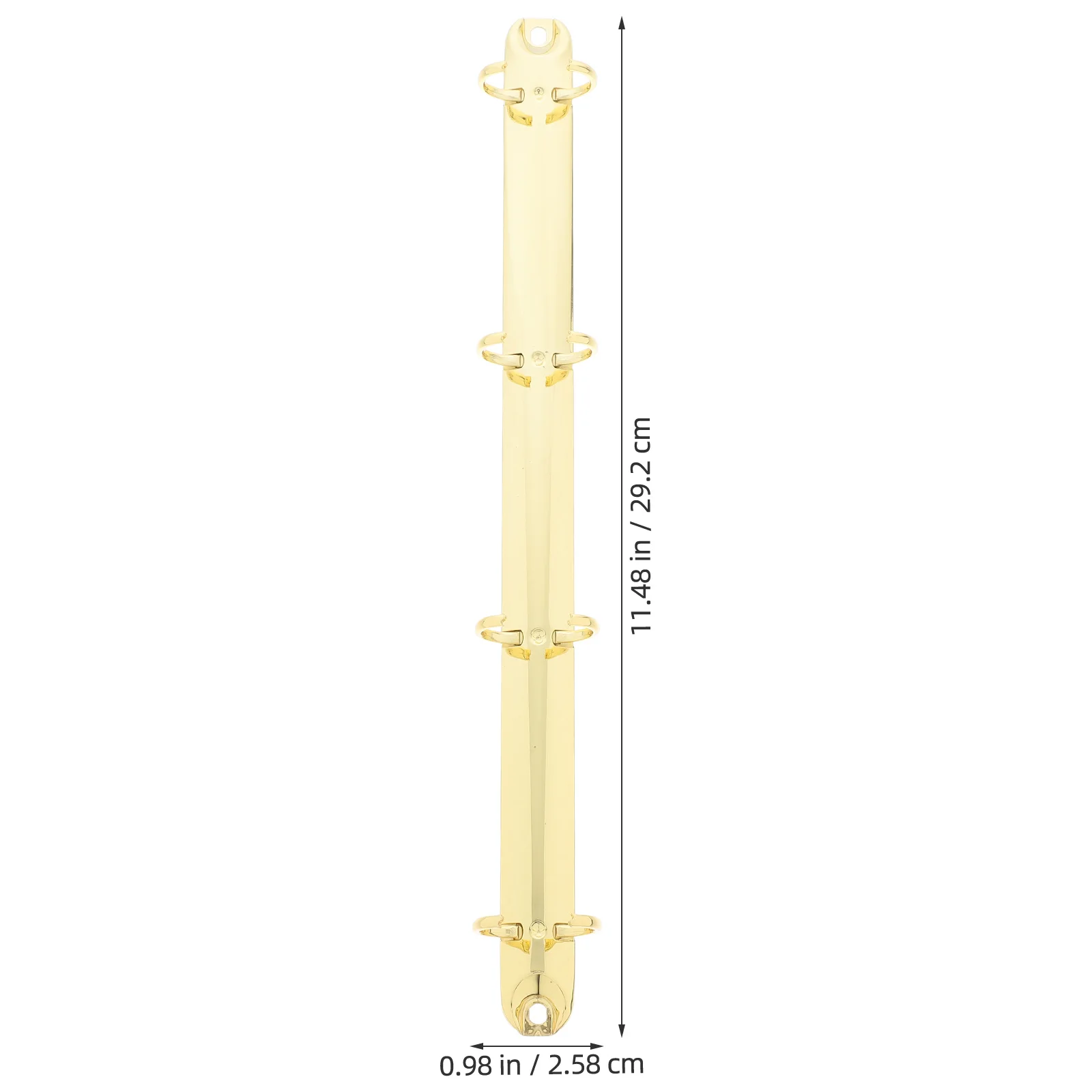A4 4 حلقة معدنية الموثق العمود الفقري استبدال عدة ل فضفاضة ورقة دفتر مخطط ملزمة الملحقات اللوازم المكتبية الموثق #6