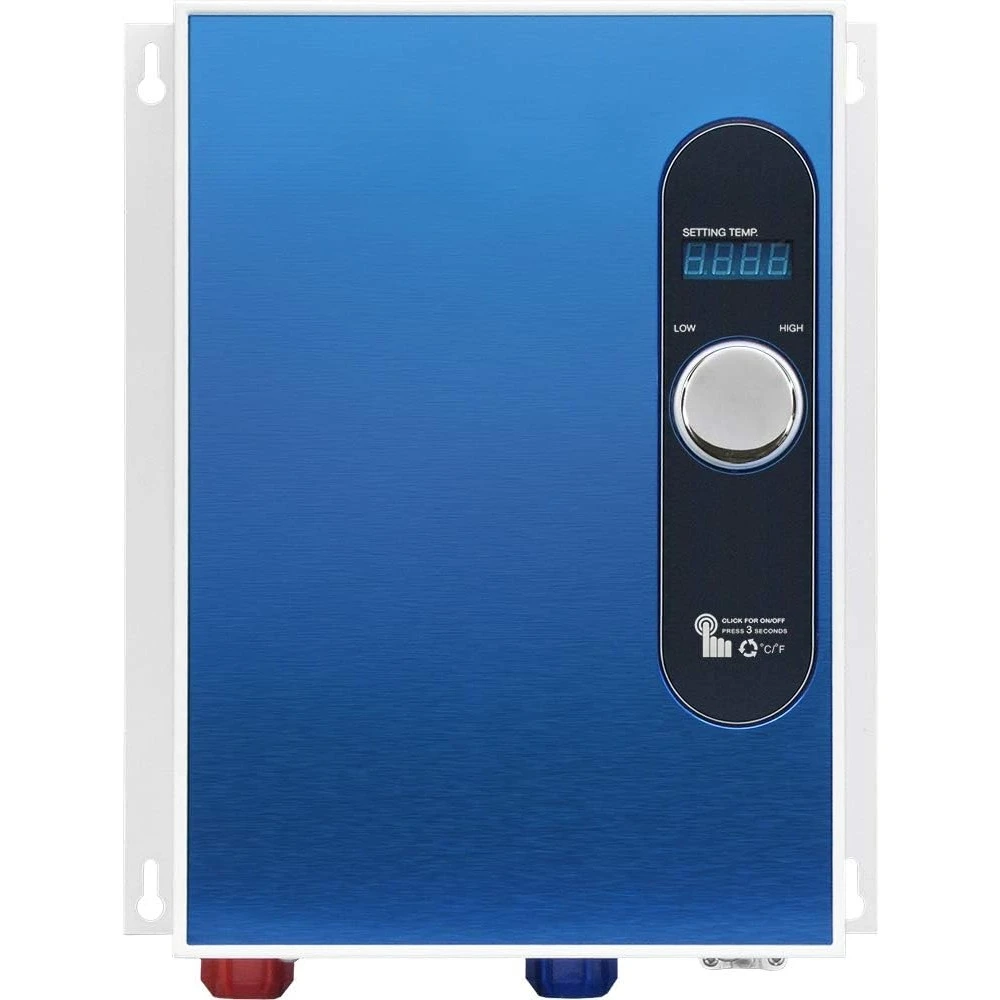 EEM24018 Electric Tankless Water Heater, Blue Product Dimensions	14