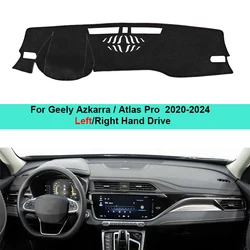 Car Dashboard Cover Dashmat For Geely Atlas Pro Azkarra 2020-2023 2024 Carpet Dashboard Pad Sun Anti-UV Cushion Accessories