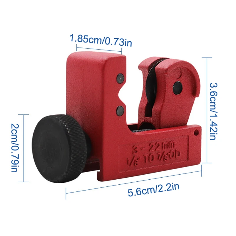 3-22mm Pipe Tubing Cutter Zinc Alloy Metal Pipe Cutter Cut Copper Steel Aluminum Plumbing Tool Hand Cutting Tools