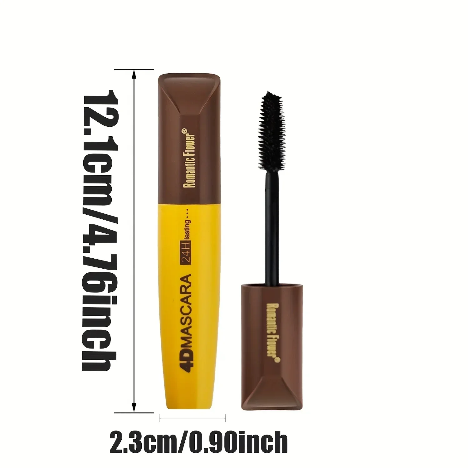 2PCS mascara's, verdikking, verlenging, krullen en volumegevende wimpers, langdurige, waterdichte, vergrendelende make-up, verlengend