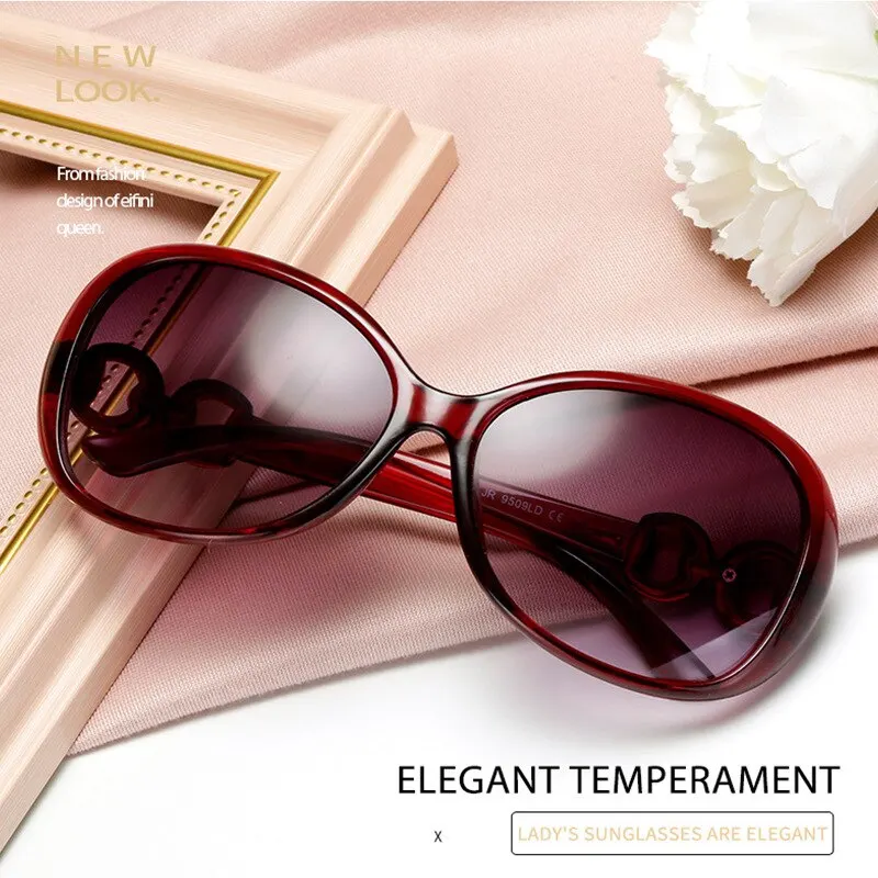 New Fashion Sunglasses Trend Large Frame Sunglasses Women Gradient Street Photo Glasses