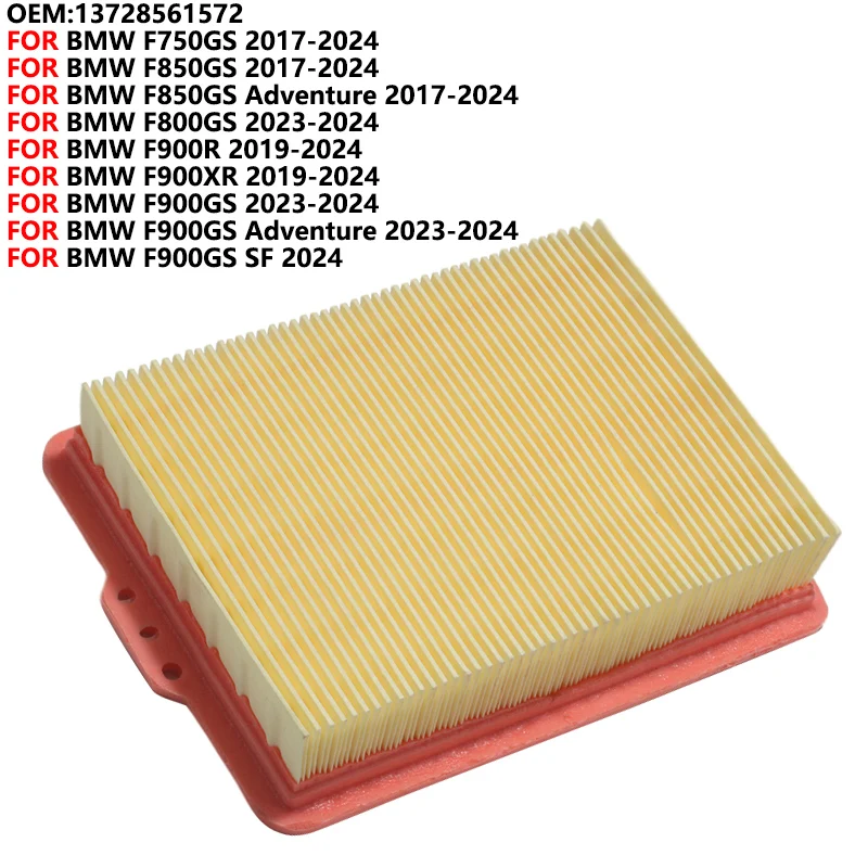 

Motorcycle Air Filter For BMW F850GS ADV F900 R XR F750 F850 GS F850GS F900XR F900R F750GS 13728561572 Cleanable air filter