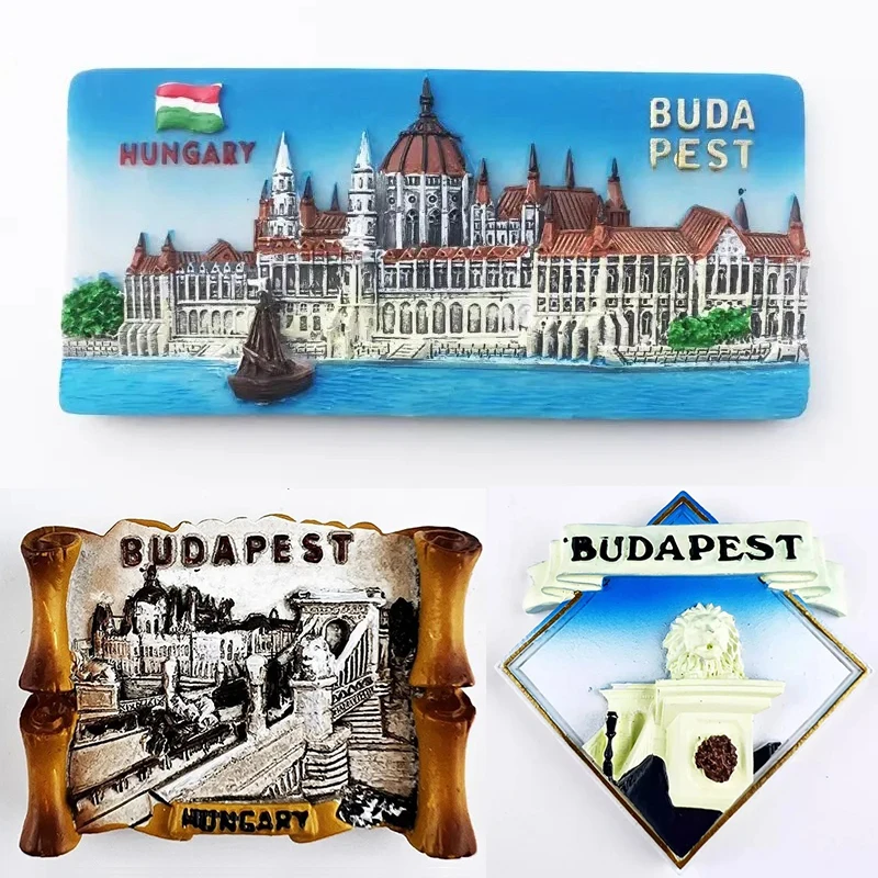 

Hungary Budapest Fridge Magnets Tourist Souvenirs Refrigerator Magnetic Stickers Home Decor Wedding Gifts Blackboard Stickers