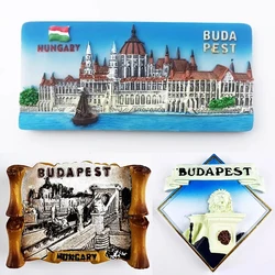 Hungary Budapest Fridge Magnets Tourist Souvenirs Refrigerator Magnetic Stickers Home Decor Wedding Gifts Blackboard Stickers