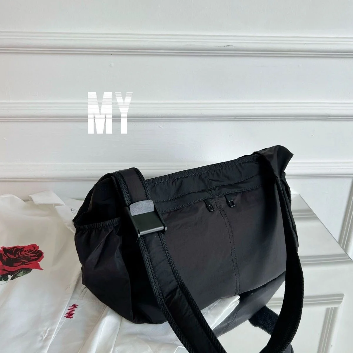 Japanese Nylon Travel Shoulder Man Bag Streetwear Style College Teens Sling Men’s Bag Messenger Bags Causal School Cross Bag