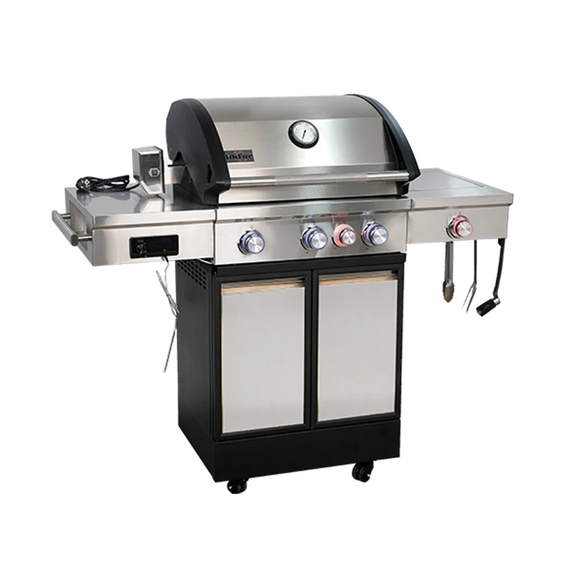 

Factory New Outdoor Camping Garden Large Gas and Charcoal Grill Combo Smokeless Barbecue Commercial Bbq Grills
