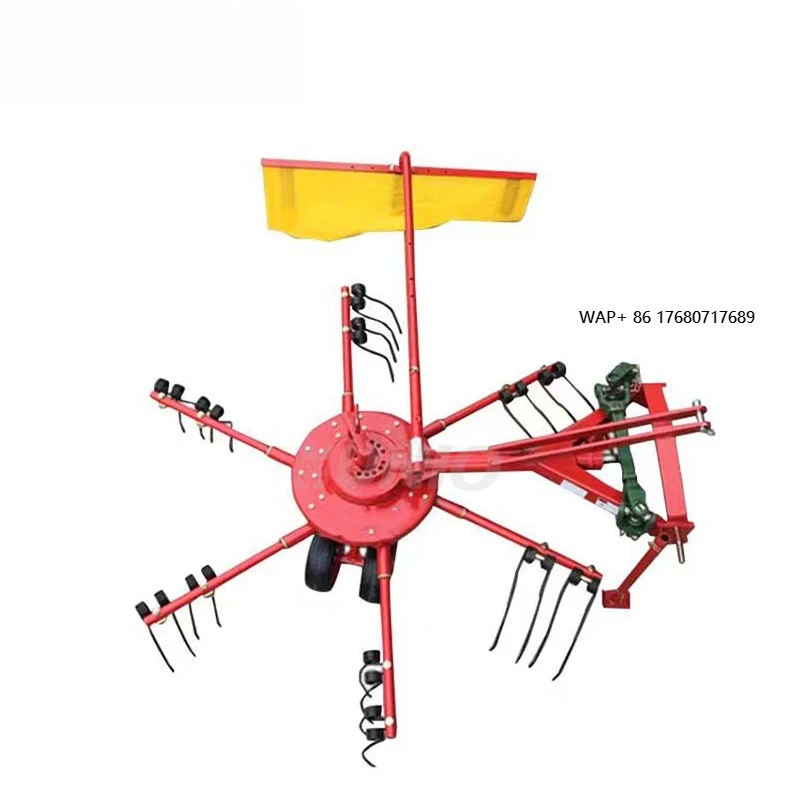 Mini Farm Tractor Machinery Garden Tractor Tedder Grass Rakes for Agriculture for Sale