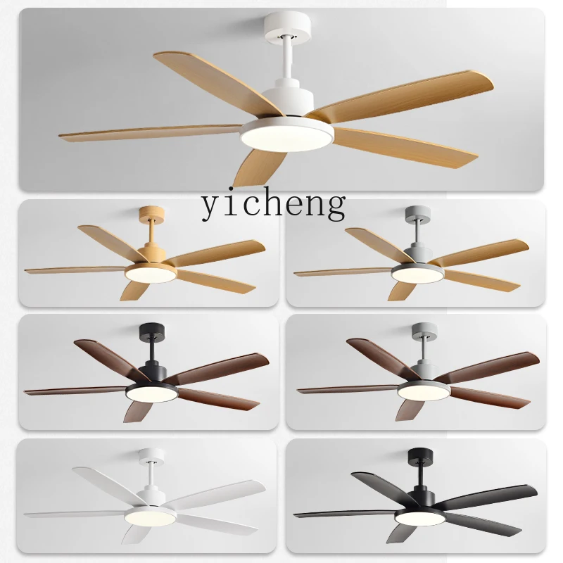 ZZ large wind ceiling fan light dining room living room household ceiling with electric fan