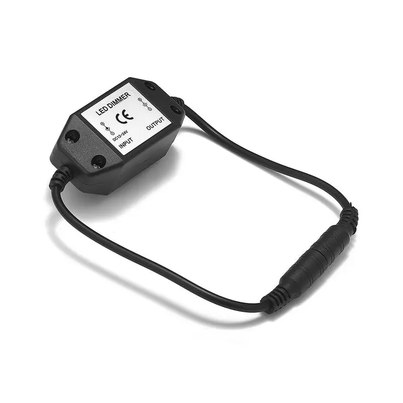 DC12V 24V LED Single Color Dimmer Switch Brightness Adjustable Controller For LED Lamp 5050 3528 5630 Strip Light