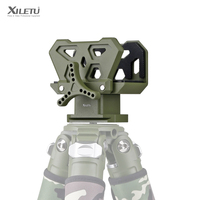 XILETU Aluminum Shooting Saddle Tripod Rest Vise Mount Tactical Clamp Outdoor Hunting Adapter With 3/8\