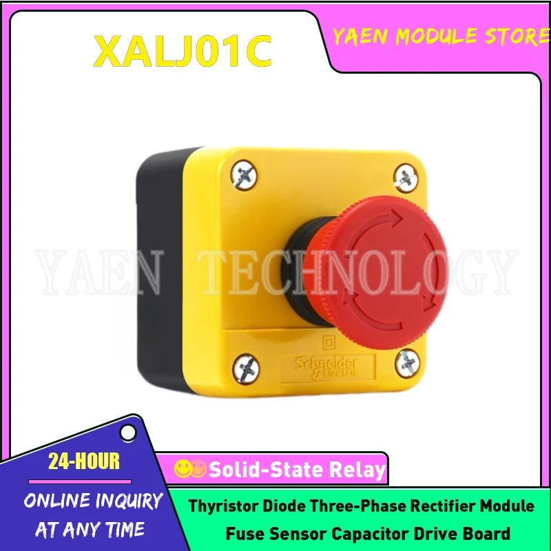 

Блок аварийного выключателя XALJ01C XALB01YC XB5BS542C XB5BT42C
