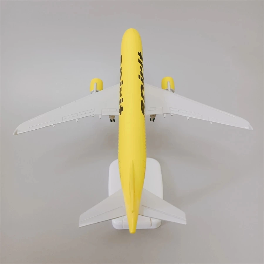 Alloy Aircraft Model 20CM 1:400 Scale Toy Airline Spirit Number A320 (With Wheels And Landing Gear) Suitable For Gift Collection