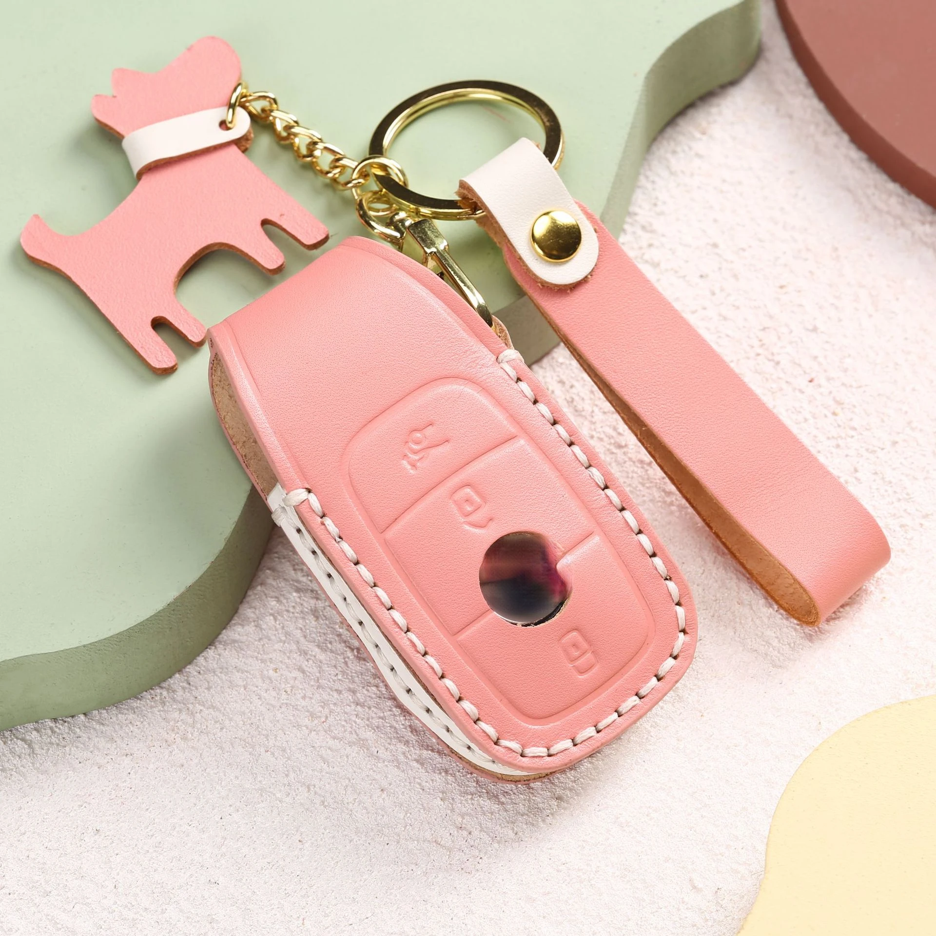 

Подходит для брелоков Mercedes-Benz E300l C260L C200L A200L, защитный чехол для ключей