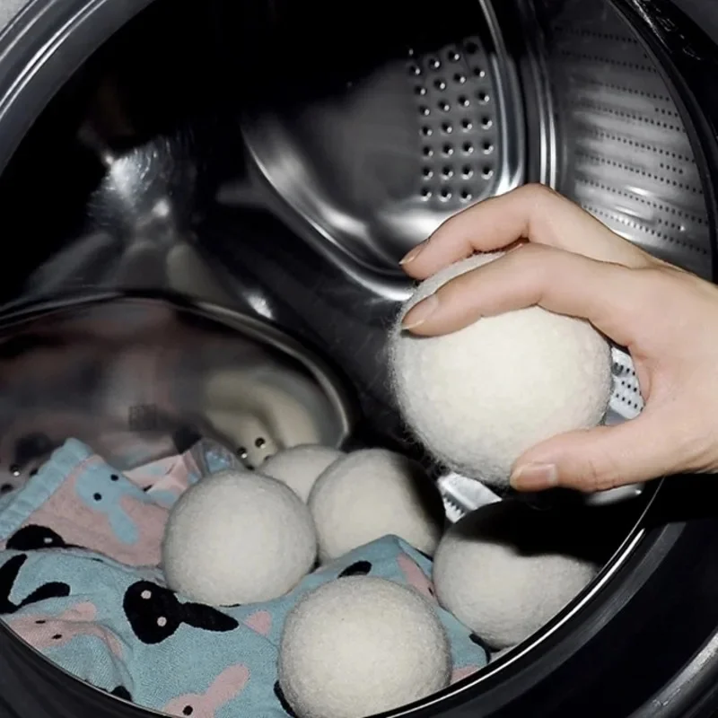 Nature Wool Dryer Balls Reusable Softener Laundry 5/8cm Laundry Ball Home Washing Balls Wool Dryer Balls Washing Machine