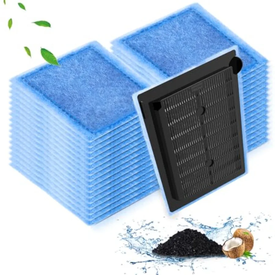 

32 Pack Rite-Size C Filter Cartridges Compatible with MarineLand Penguin PRO Power Filters 275/375 & Original Penguin Power Filters 200/350 - Rite-Size C Replacement Filter Cartridges