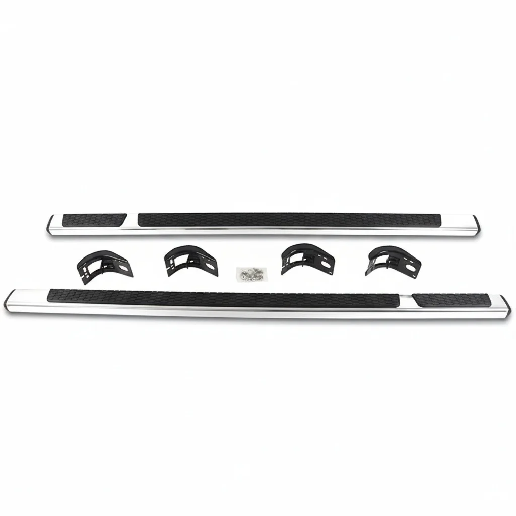 

Running Boards,Aluminum Alloy Rubber Side Steps for RAM1500 2008-2019 Pick-up,Slip-Resistant StepBar,Heavy Duty Truck Auto Parts