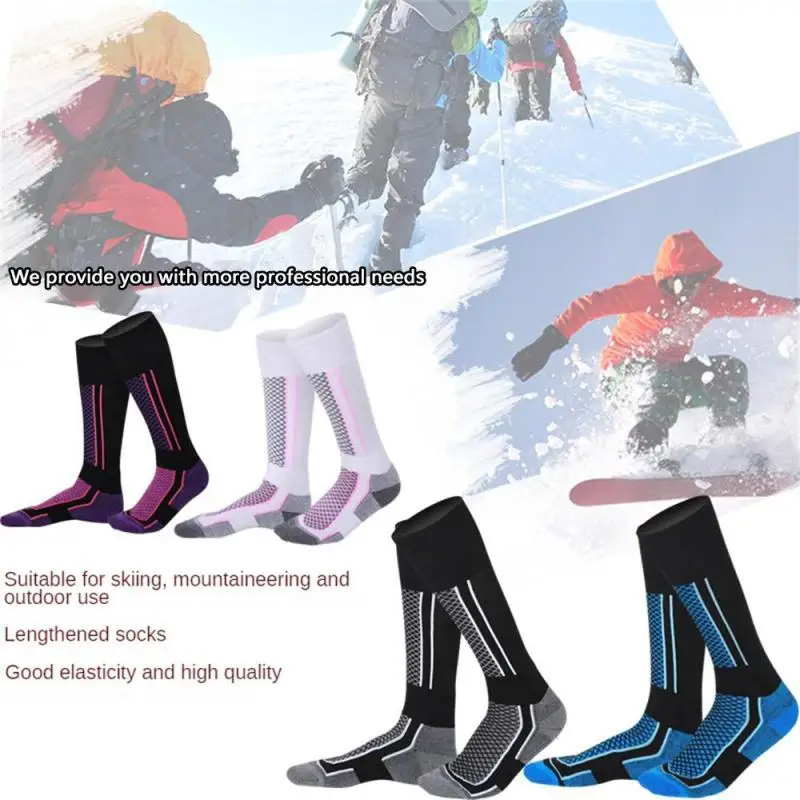 Buy 1 Free 1! Winter Warm Thickeing Ski Stokings Hiking Socks Women Men Children Anti-Cold Skiig Outdoor High Sports Socks 스포츠양말