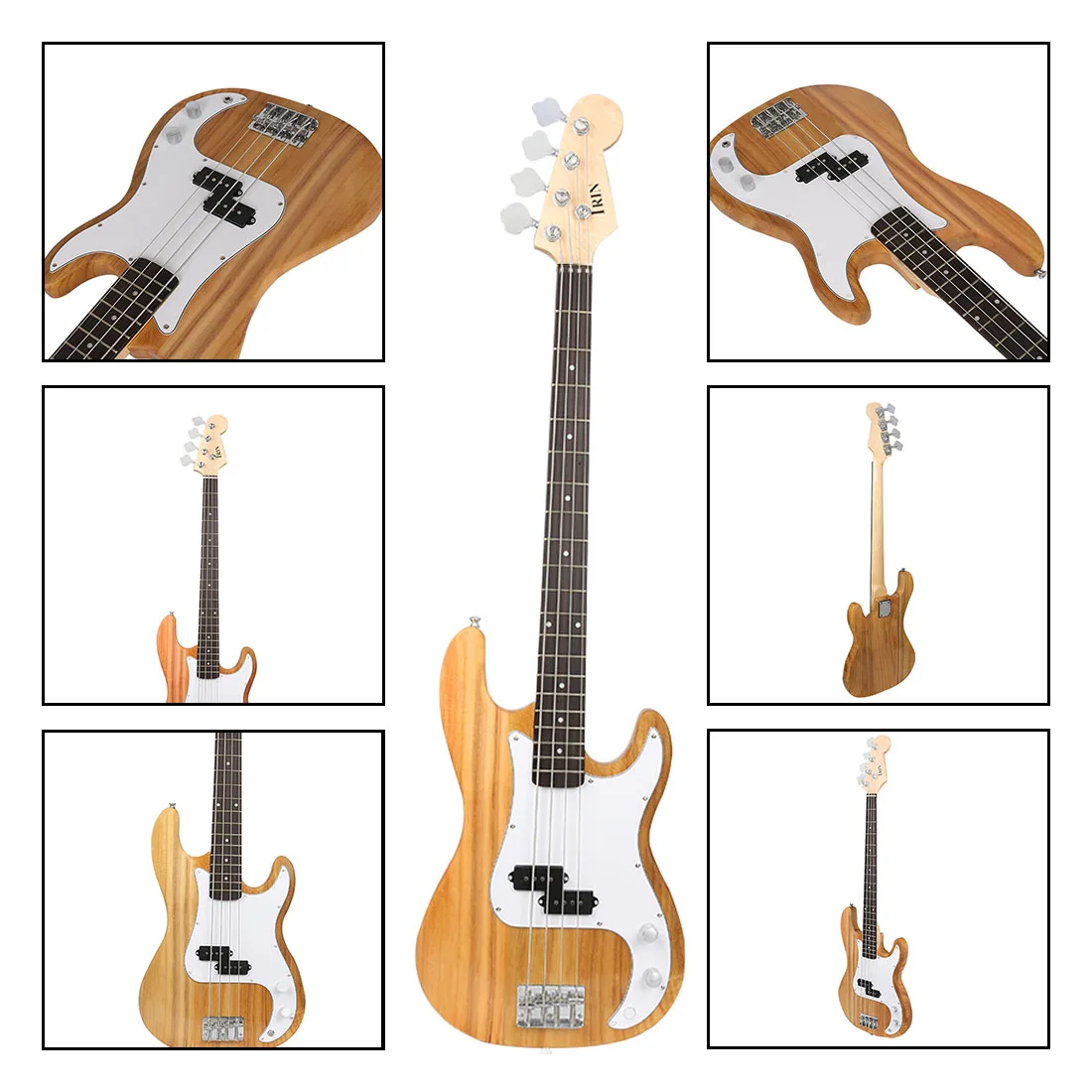 IRIN 4 Strings 20 Frets Bass Guitar Basswood Body Electric Bass Guitarra With Bag Amp Tuner Bass Guitar Parts & Accessories