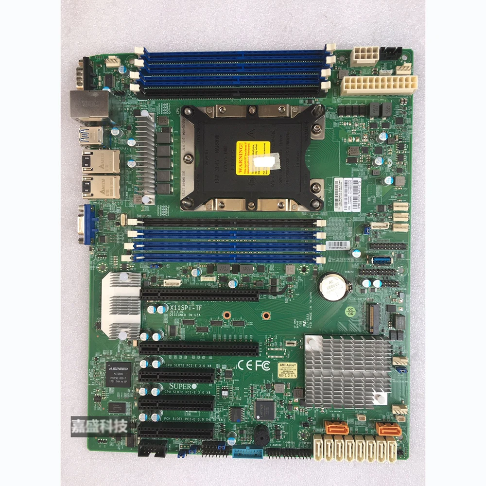 

Original Server Motherboard For Dell For X11SPi-TF LGA 3647 C622 M.2 205W Fully Tested Good Quality