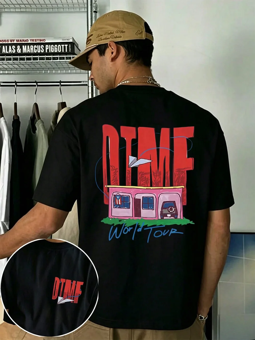 Rapper Bad Bunny T Shirt Debi Tirar Mas Fotos DTMF Album Merch T-shirt Men Women Clothing Fashion Hip Hop T-shirts Streetwear