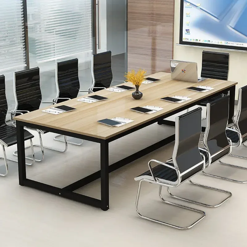 Hot Sale Conference Room Tables And Chairs Rectangular Boss Executive Office Desk Training Negotiation Staff Splicing Desks