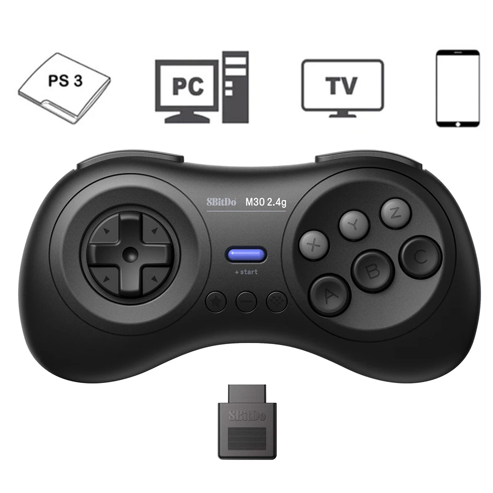 

8BitDo M30 Controller Gamepad For Android Windows Macos Steam Switch RaspberryPi Wireless Joystick