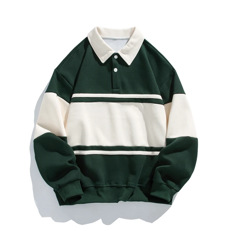 2026 Men Sweatshirts Stand Collar Oversize Splice Pullover Harajuku Unisex Streetwear Autumn Casual Hoodies