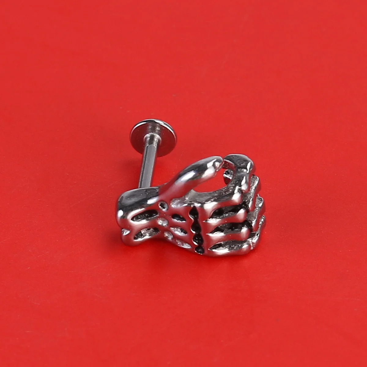 Anelli per labbra a mano alla moda, leggeri, durevoli, dal design alla moda, gioielli regalo portatili, borchie per piercing al labbro