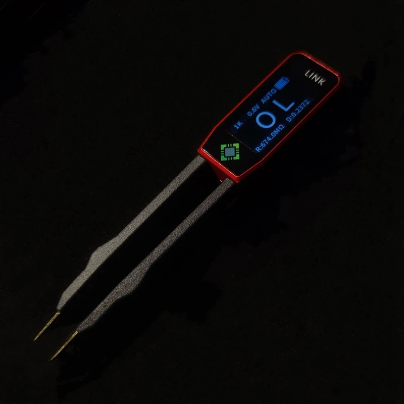 LCR Meter Tweezer ดิจิตอลจอแสดงผล LCR-1S 100 Khz เครื่องทดสอบ LCR สําหรับความต้านทานความจุตัวเหนี่ยวนําแรงดันไฟฟ้าไดโอดเครื่องมือทดสอบ