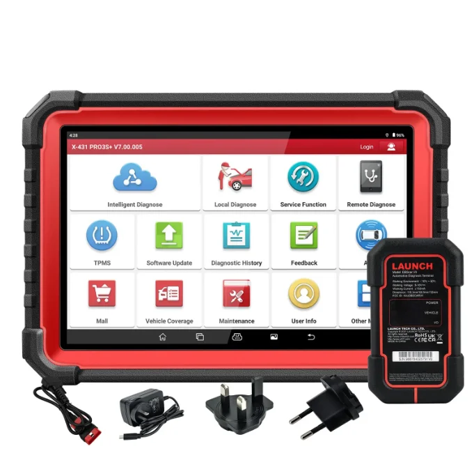 2024 Lnch X431 Pro3S+ V5.0 12V 24V Od2 Full System Bi-directional Diagnostic Tool Escaner Automotive Scanner for All Cars