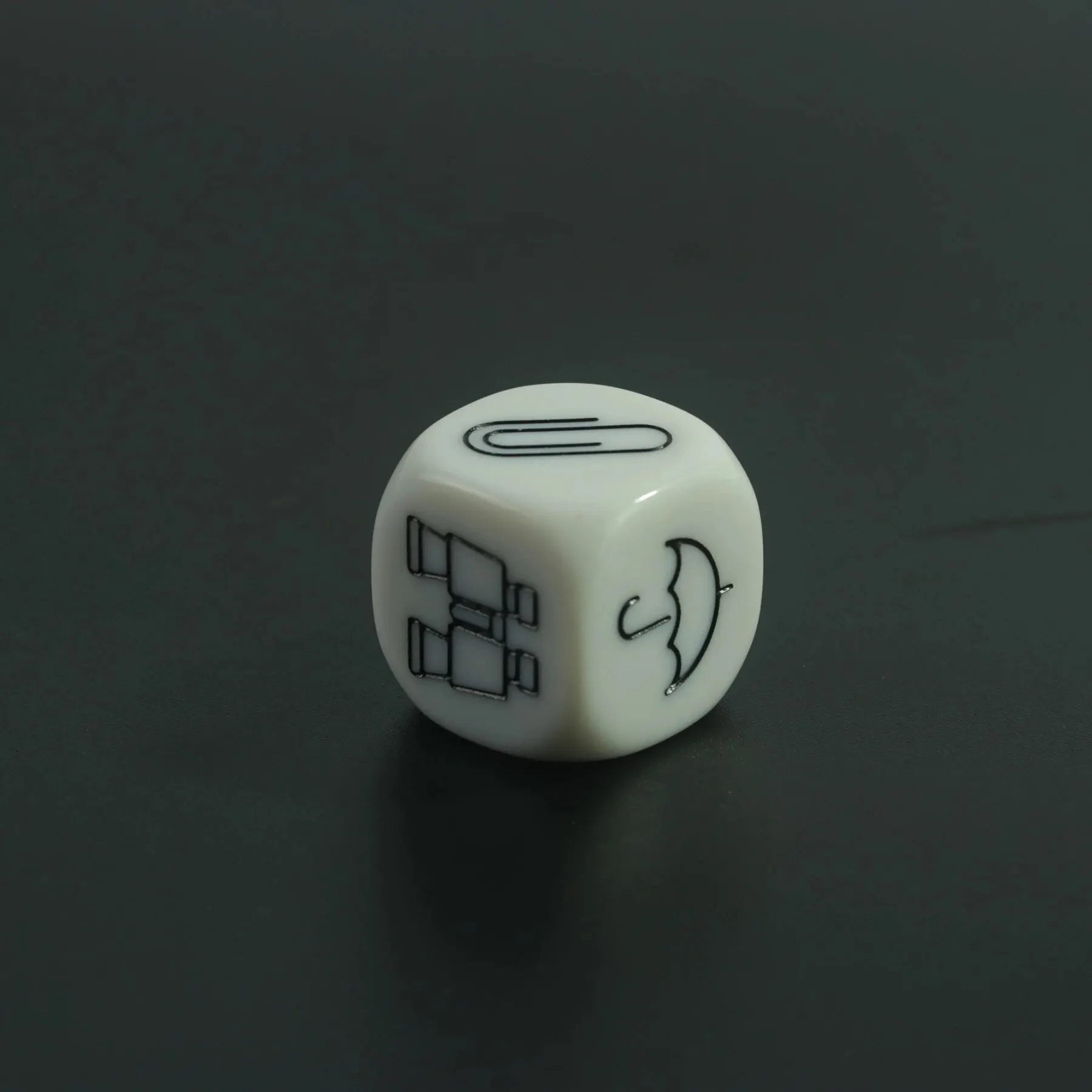 D6 Dice Set Telling Story Cube High Quality Acrylic 6 Sided Dice Funny Engraved Patterns For Games view 6