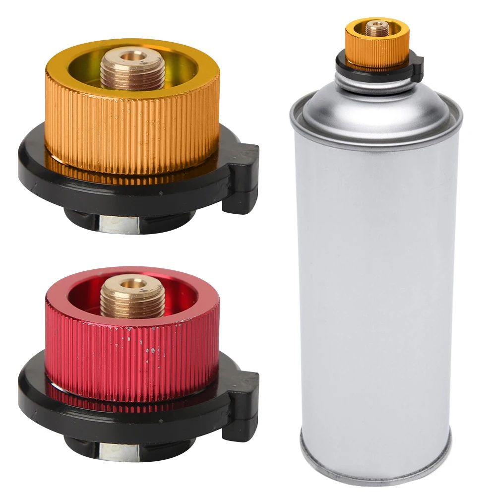 في الهواء الطلق موقد للتخييم خزان الغاز محول موقد غاز حديدي تحويل رئيس نزهة موقد البروبان عبوة محول محول لوازم التخييم #2