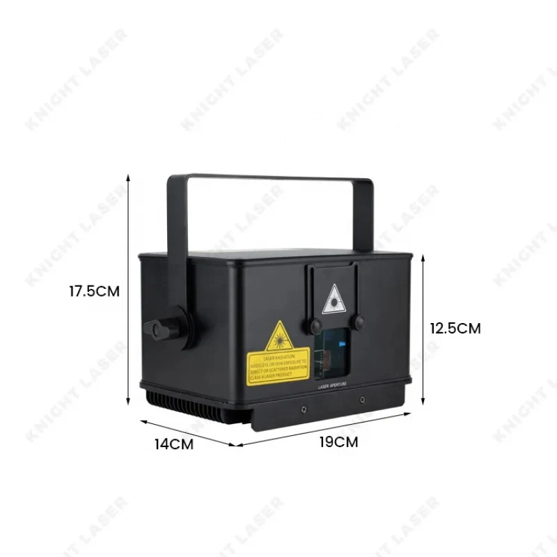 

Knight 5W Disco Stage 3D RGB Mini Portable DMX Laser Beam Lighting System for Events And Parties