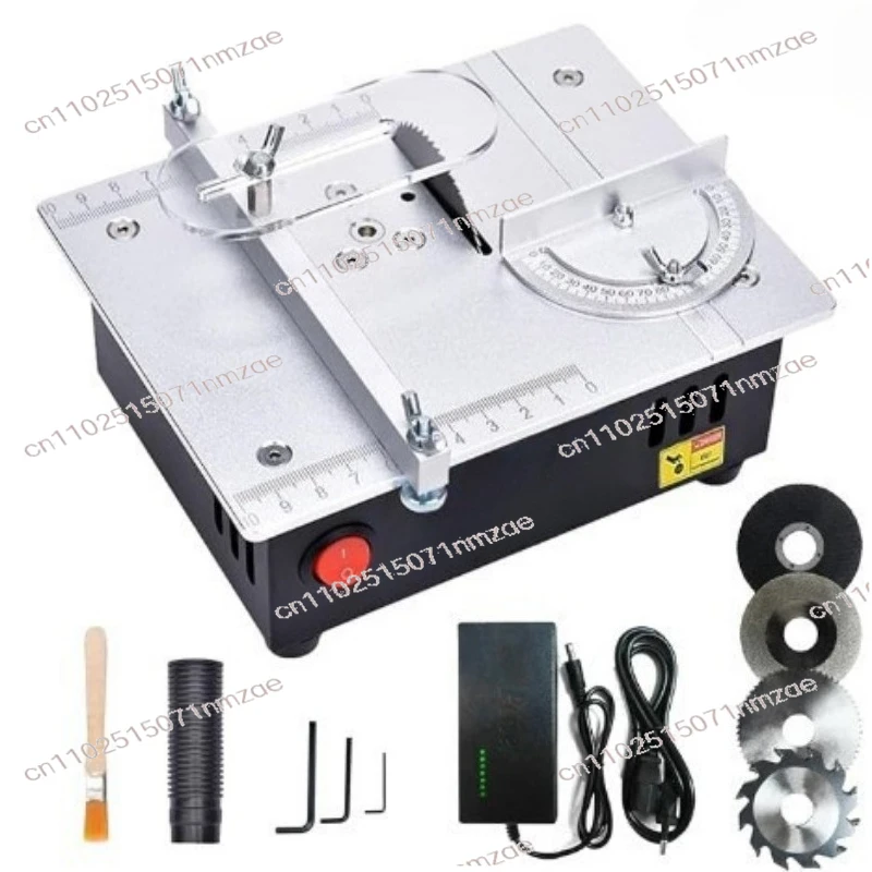 Miniature Desktop Small Table Saw DIY Woodworking Acrylic Pvc Chainsaw Precision Model Saw Function Small Cutting Machine