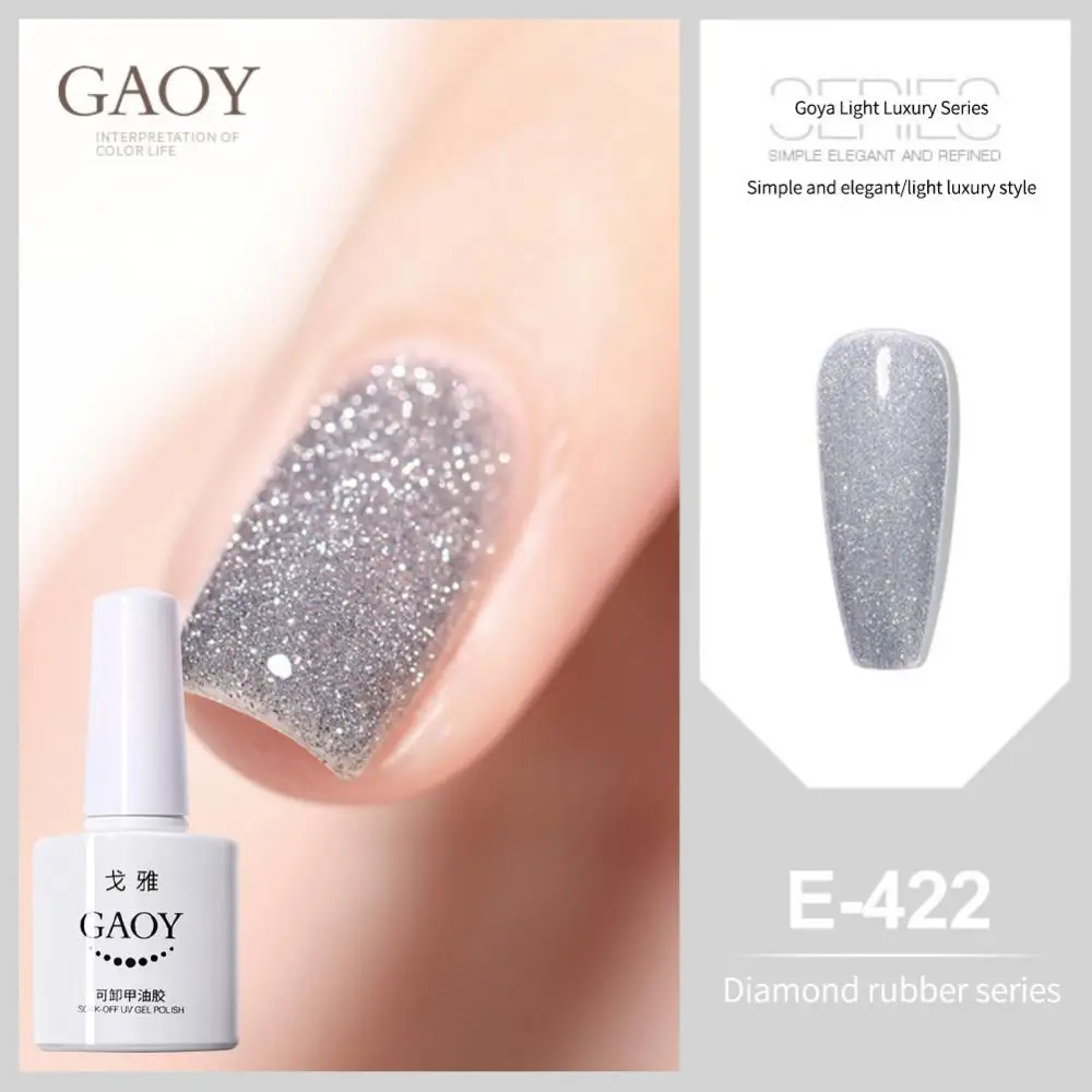 Lentejuelas brillantes de larga duración, barniz brillante para remojar, 5ml, fácil de quitar, Led Uv, manicura profesional, manicura brillante, arte de uñas