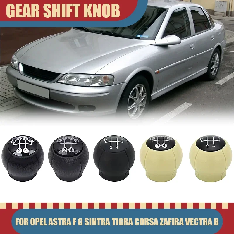New Product 5 Speed Gear Shifter Knob Lever Handle For Opel Astra F G Sintra Tigra Corsa Zafira Vectra B ﻿Automotive Interior