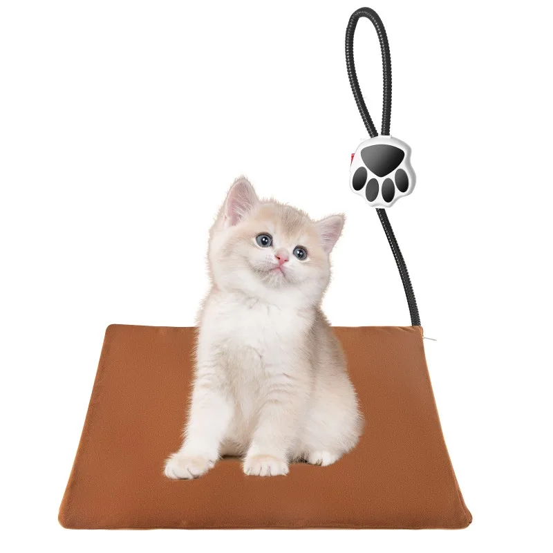 Tappetino riscaldato per animali domestici, letto per gatti impermeabile a temperatura costante, scaldasalviette per cani, coperta elettrica, cuscino riscaldante per gatti, cani, inverno