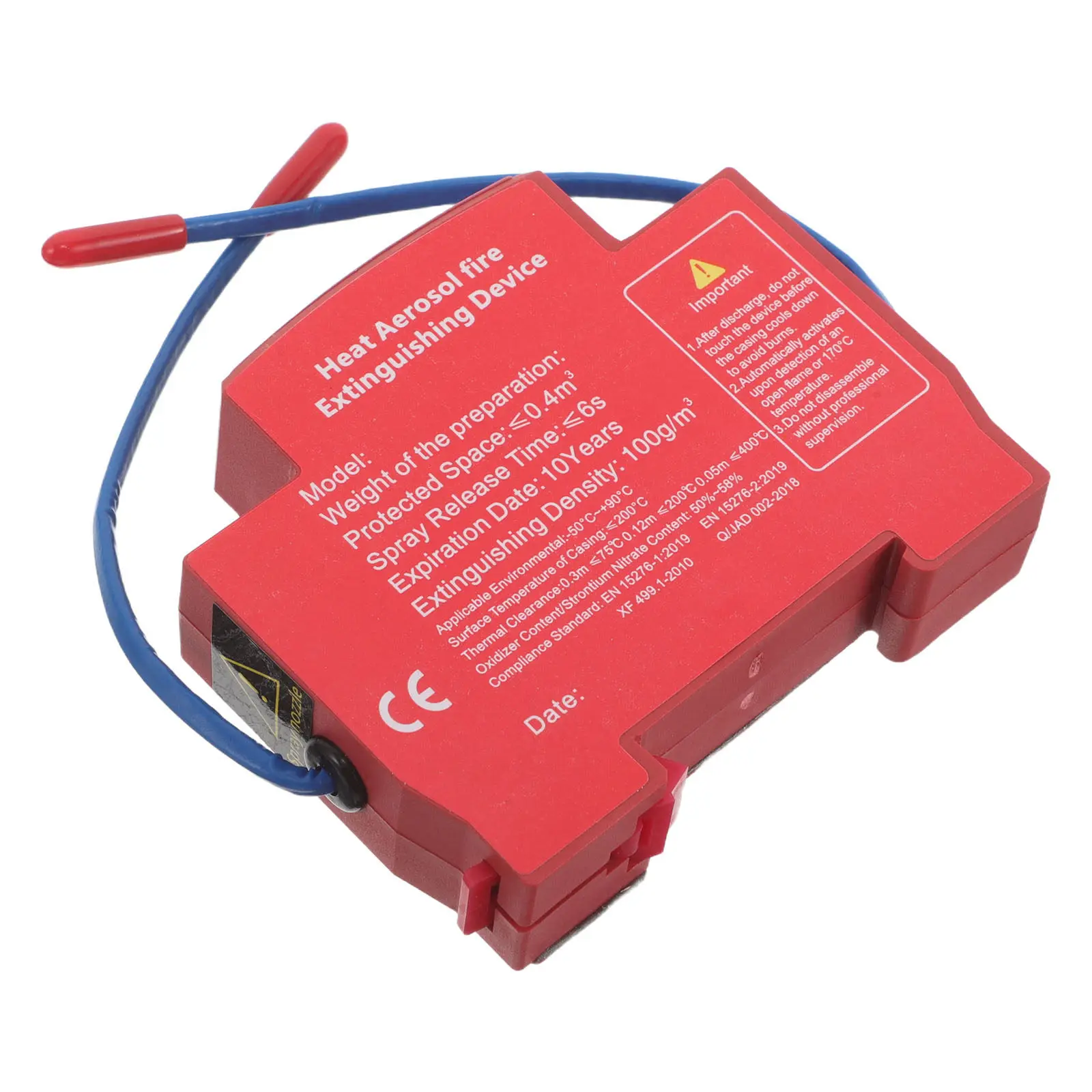 Automatic Aerosol Extinguishing Back Adhesive Auto Extinguishing Sticker Extinguishers For Home Car Engine Garage Office 10g