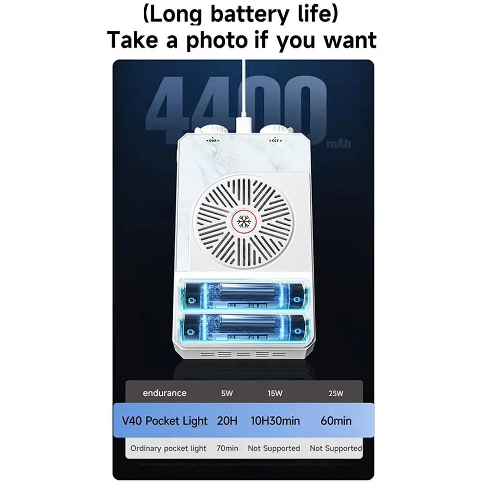 40 واط LED كاميرا ضوء 2500 كيلو-9000 كيلو ثنائي اللون 4400 مللي أمبير في الساعة الفيديو الضوئي مصباح محمول مقبض ضوء كاميرا تلفزيونات الدوائر المغلقة على مع التصوير I7S7