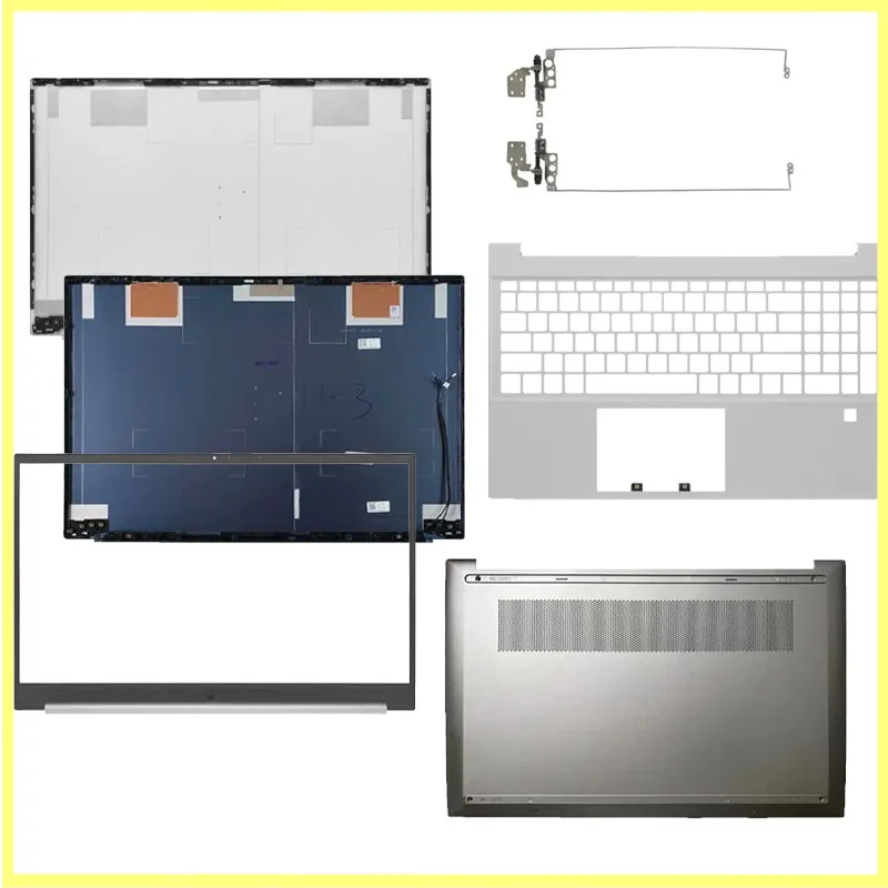 

For HP Pavilion 15 15-EG 15-EH 15Z-EH TPN-Q245/Q246 LCD Back Cover Front Bezel Palmrest Bottom Case Hinges Silver Blue