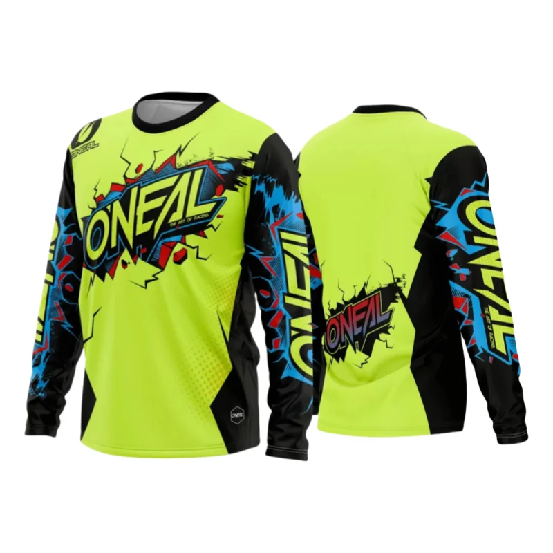 Motorcycle Ride Sports Men's Long Sleeve T-shirt Fashion Trend Unisex Tops Casual Loose O-neck Tees Spring Outdoor Gym Clothing image 5