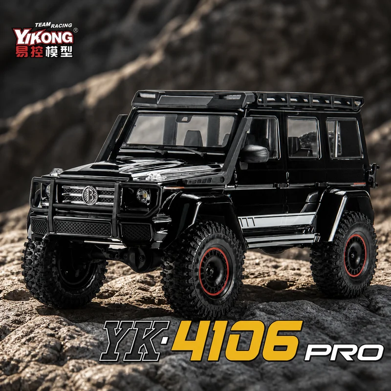 YK4106 PRO V2 1/10 4WD Brushless Remote Control Climbing Car Two-Stage Variable Speed Simulation Off-Road Vehicle RC Model Car