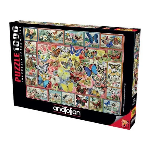 Art 1094 Butterflies 1000Pcs Jigsaw Puzzle Anatolian