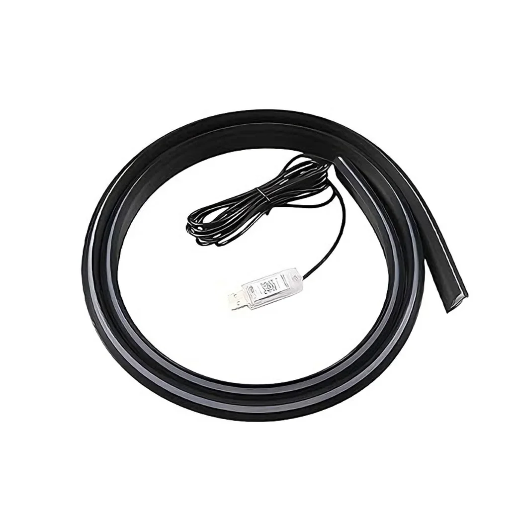 Bande lumineuse décorative automobile pour Hyundai Kona, bande insonorisante en acrylique coloré pour pare-brise avant, éclairage d'ambiance