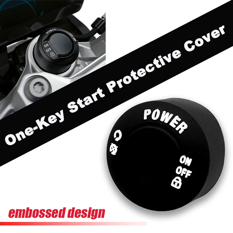 For BMW R1250GS R1200GS F850GS F750GS Adventure F900R R1250RT R1200RT Switch Cover Motorcycle One-Key Start Protective Cover